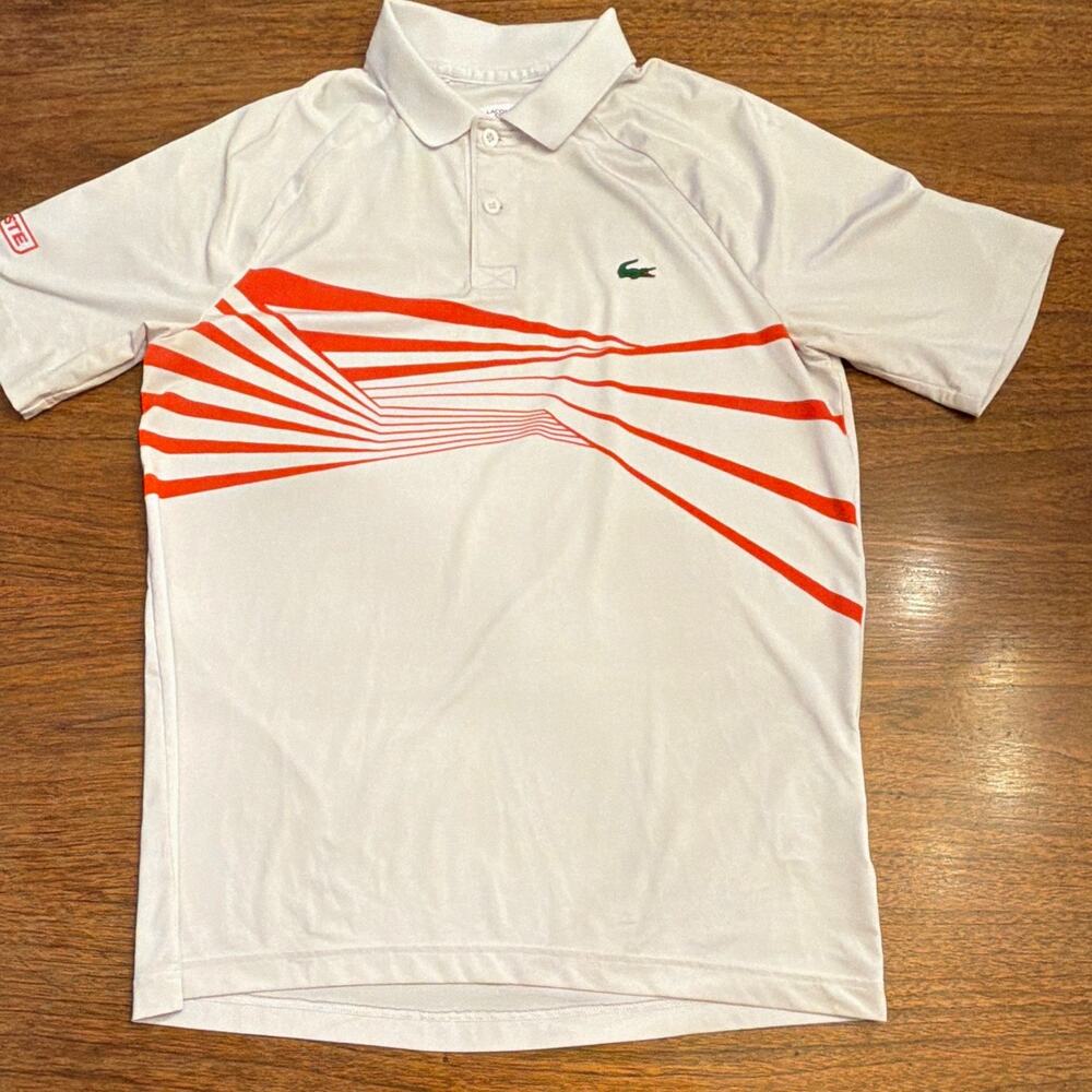 Lacoste Sport Novak Djokovic Ultra Dry Men Polo Shirt M Performance Tennis Golf